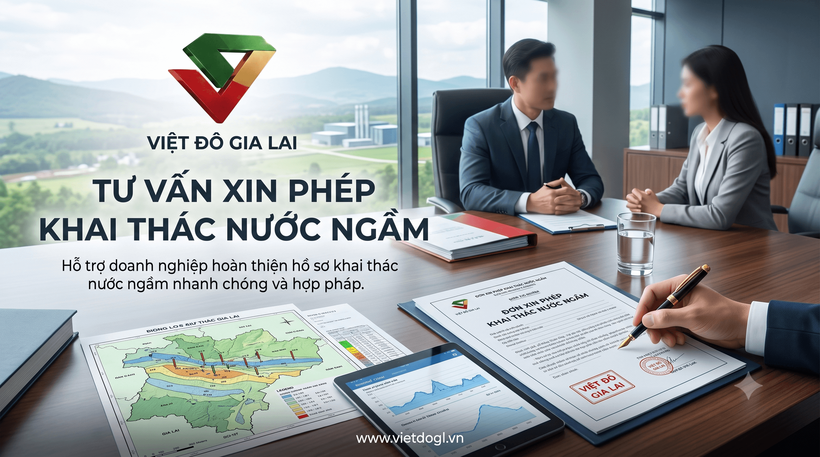 Tư vấn xin phép khai thác nước ngầm